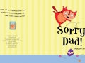 Sorry Dad - Inner Page